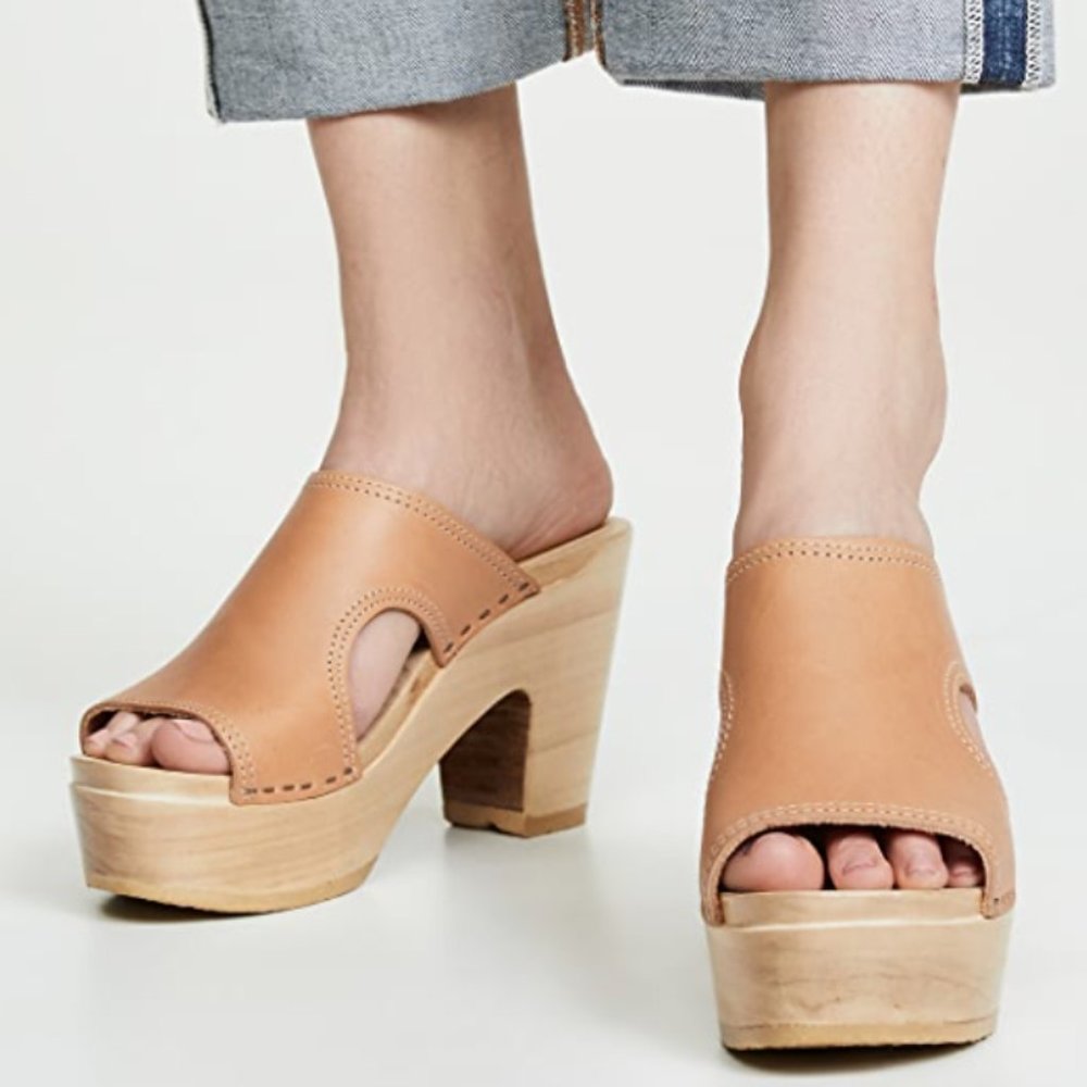 No.6 Alexis Cutout Platform Clog